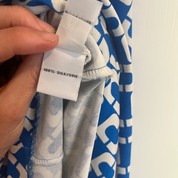 Diane von Furstenberg geometric long sleeve mini - Picture 6 of 6